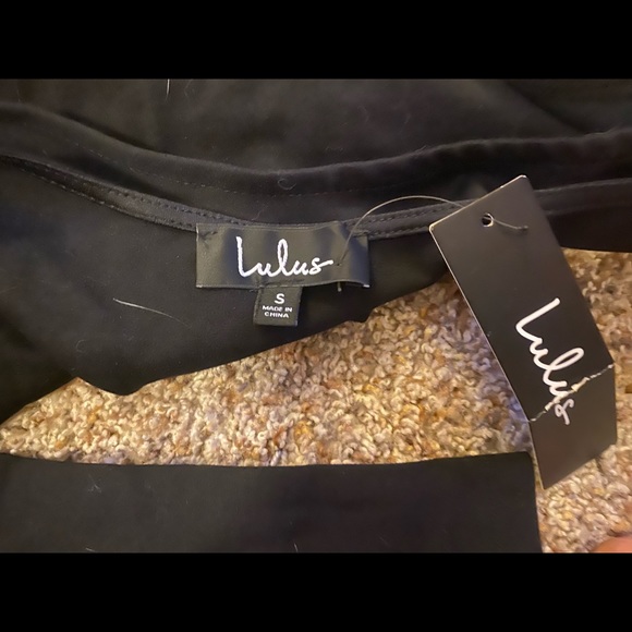 NWT Lulu’s Backless Black Bodysuit Mock Turtleneck - Picture 4 of 4